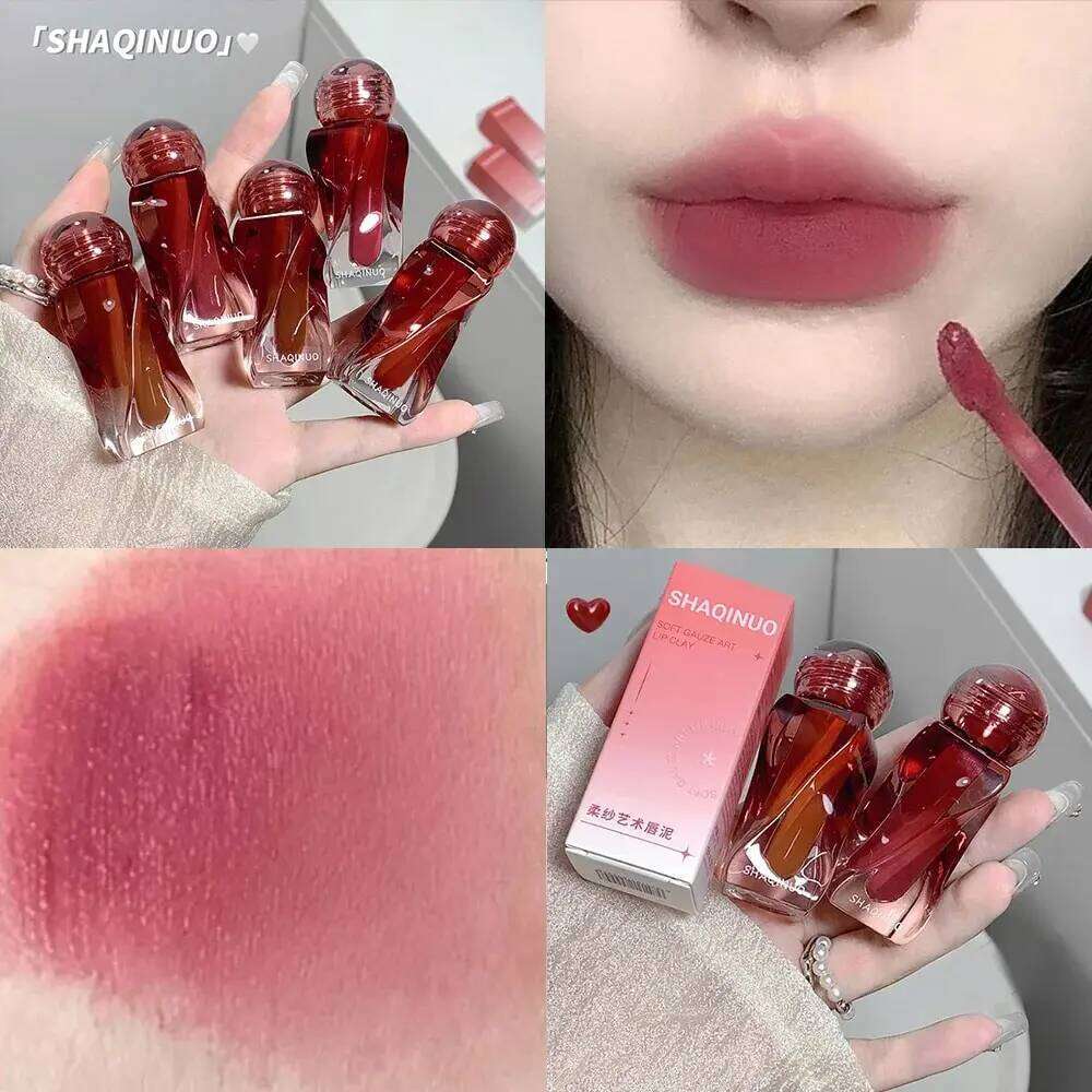 Artistic Soft Mist Mousse Lip Glaze Veet Matte Holding Makeup Not Easy to Sticky Cosmetics Lipstick X250720