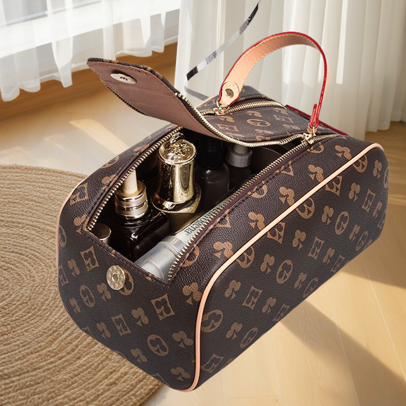 2025Cosmetic Bags r Women Makeup Bag Hanging Bathroom Wash Bag Multifunctional Women Travel Toiletry Bag Luxury Brand