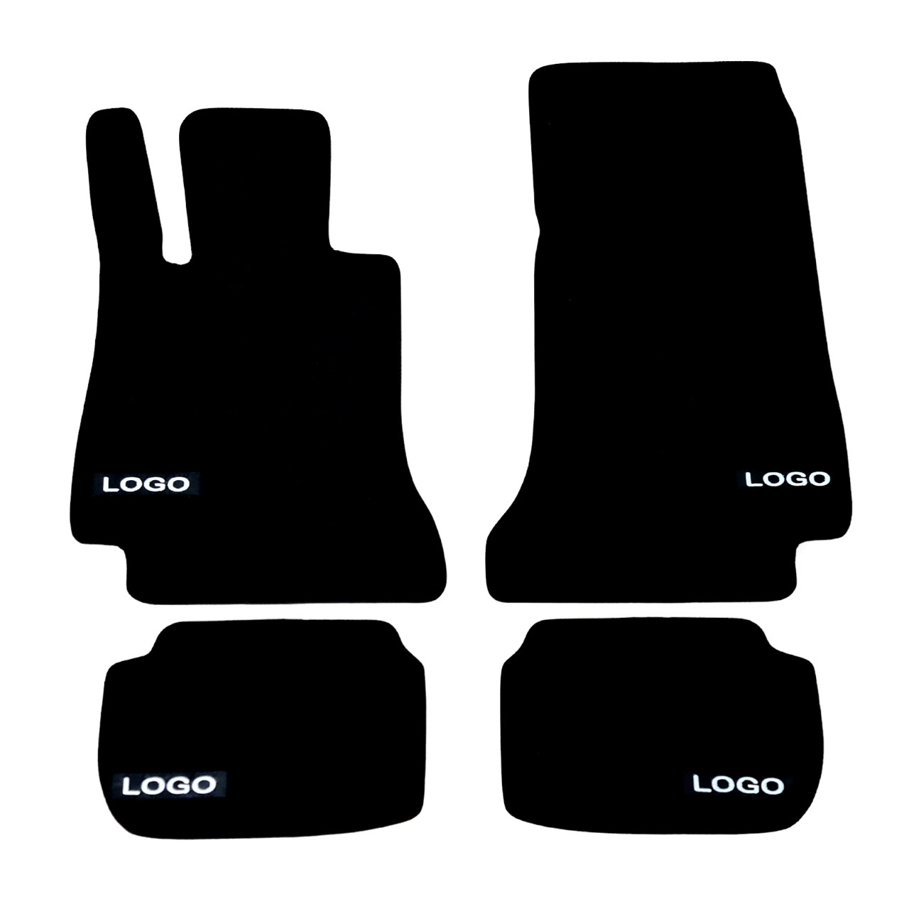 Car Floor Mats For AMG Mercedes E Class Coupe Velour Waterproof Black Carpet New