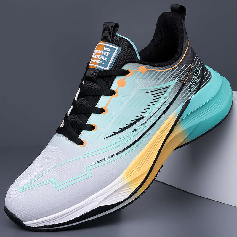 Summer Mesh Sports Men 2025 New Soft Sole Breathable Running Wear-resistant Lightweight Walking Shoes for Students