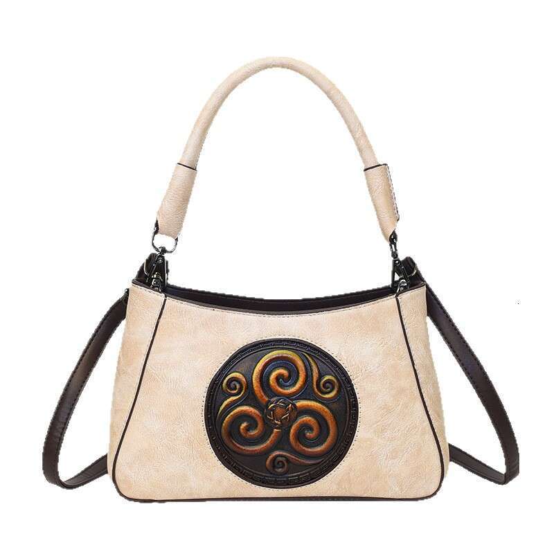 2025 New Shoulder Soft Leather Casual Versatile Textured Crossbody Niche Design Commuter Bag