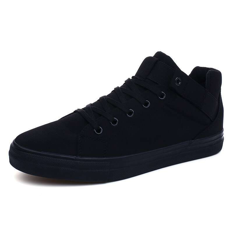 Student Sneakers Sports Meeting White Men's All-Black Lazy Skateboard Ruian Canvas Shoes Style