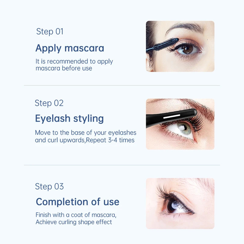Intelligent Electric Eyelash Curling Electric Eyelash Curling Device Rechargeable Heating Long-lasting Hold Eyelash Curler 250716