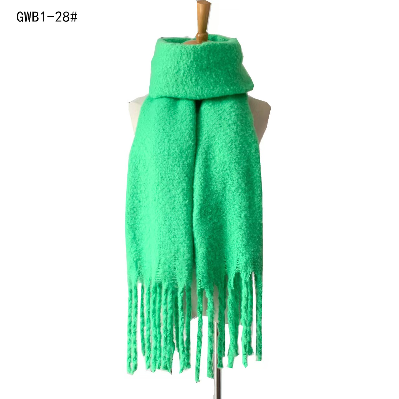 T1263 New foreign trade autumn and winter Korean wool knitted triangle scarf shawl scarf