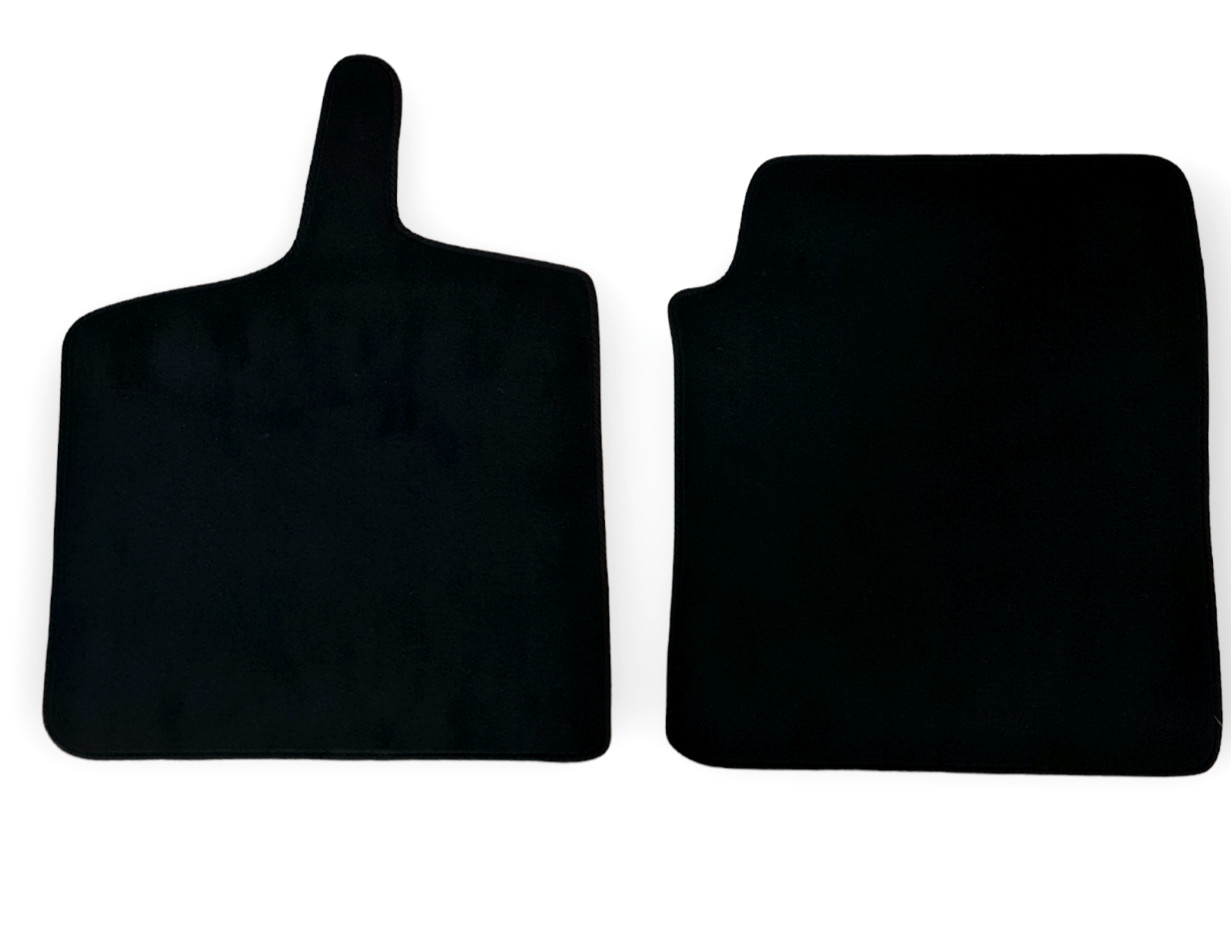 Car Floor Mats For Smart For Two Velour Waterproof Black Carpet Auto Liners New
