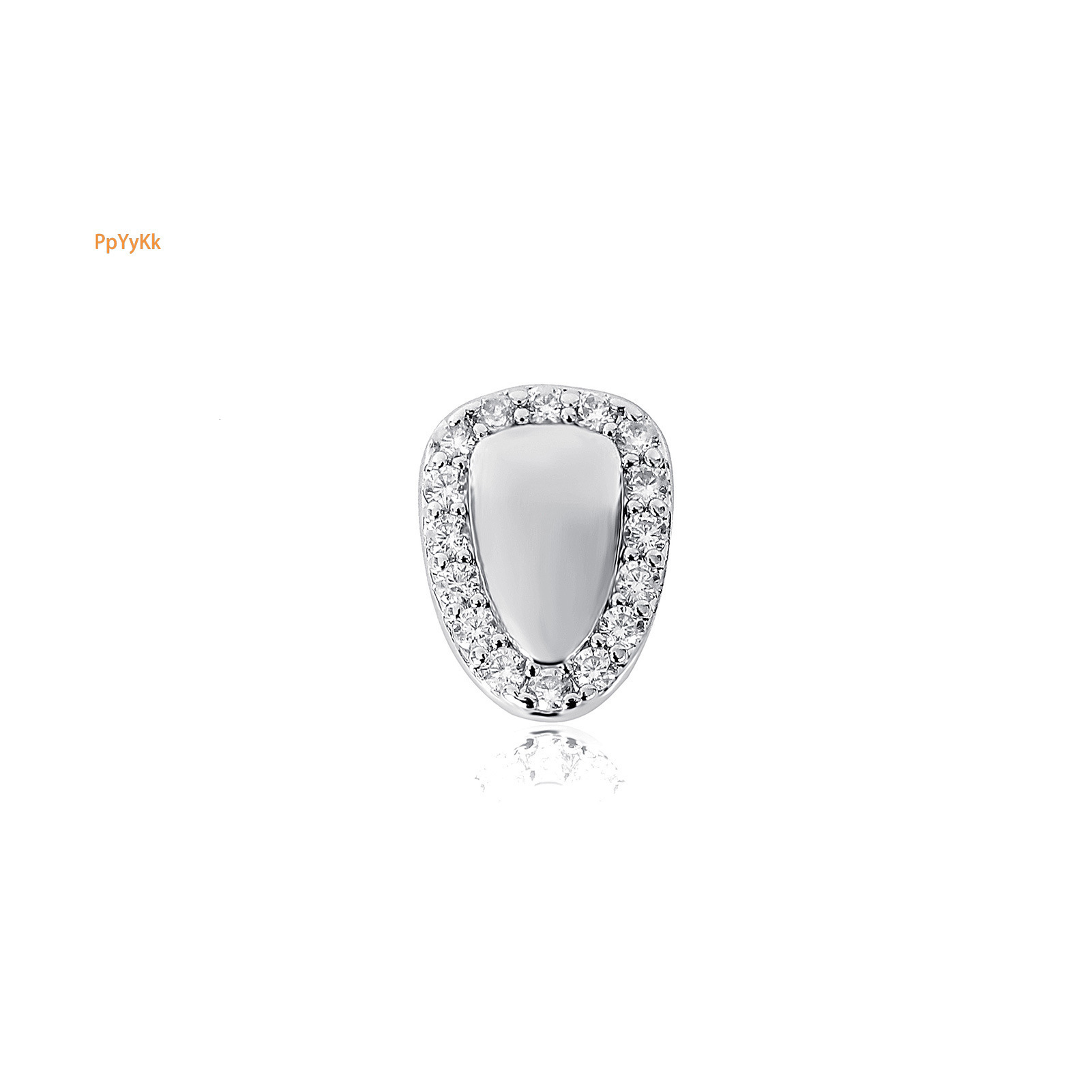 Luxury Hip Hop Grillz Single Cross Iced Out VVS Moissanite Tooth Jewelry Bling Bling HIPHOP Accessory