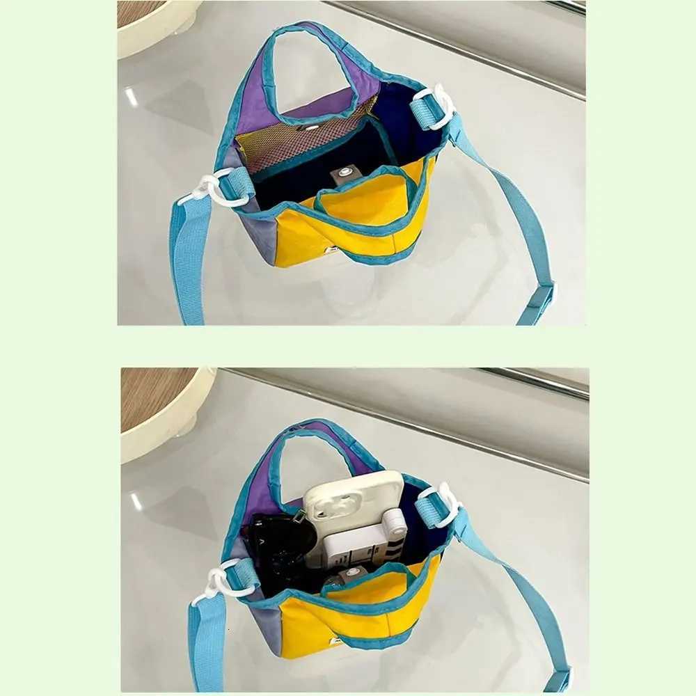 Sweet Korean Style Nylon Shoulder Bag Cloth Lightweight Small Crossbody Bag Waterproof Handbag Eco friendly Storage Bag Travel Y250719