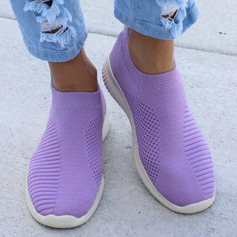 Womens Sneaker Slip On Women Sneakers Breather White Shoes Women Casual Sneaker Sports Shoes Comfortable Vulcanize Shoes Female 250716