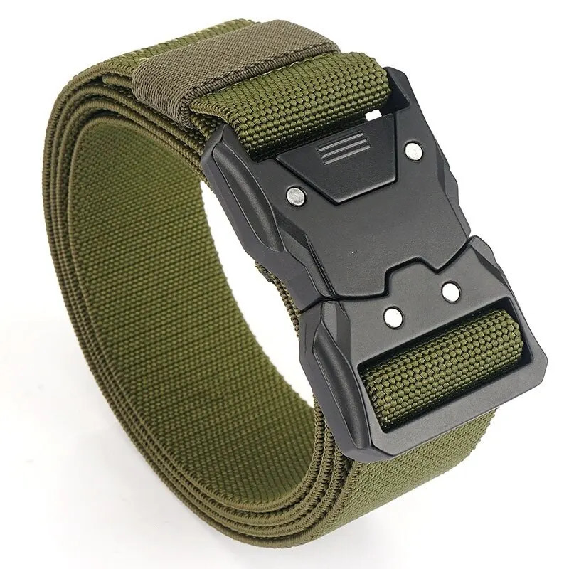 1pcs Casual Outdoor Training Belt For Both Men And Women Classic n Fashion With The Must Haves Tactical Quick Buckle Elasti 250716