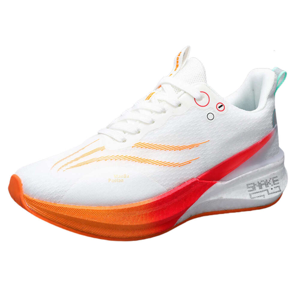 Forefoot Carbon Plate Breathable Exam Speed Sports Unisex Students Shock Absorption Rebound Running Men's Shoes