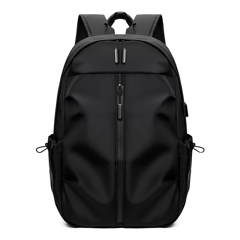 1 14 Inch Large Capacity Leisure Schoolbag Sports Simple Men And Women Universal Computer Backpack With Pendant 250717