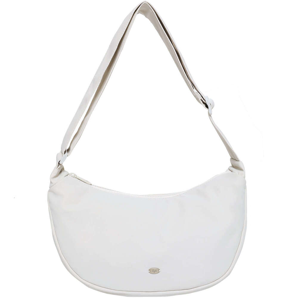 Nylon Dumpling Women Versatile Commuter Multi-Compartment Cloth Moon Unisex Casual Crossbody Bag for Men