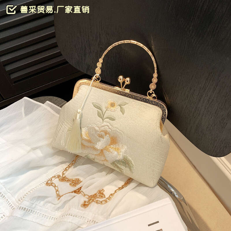 Crossbody Fresh Summer Hanfu Ancient Handheld Cheongsam Bag Chinese Style Republic of China Embroidery