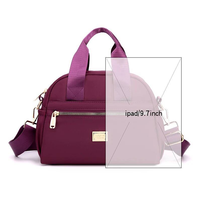 Women's Nylon Ladies Single-shoulder Messenger Lady Waterproof Crossbody Travel Shoulder Bag High quality Casual Handbag