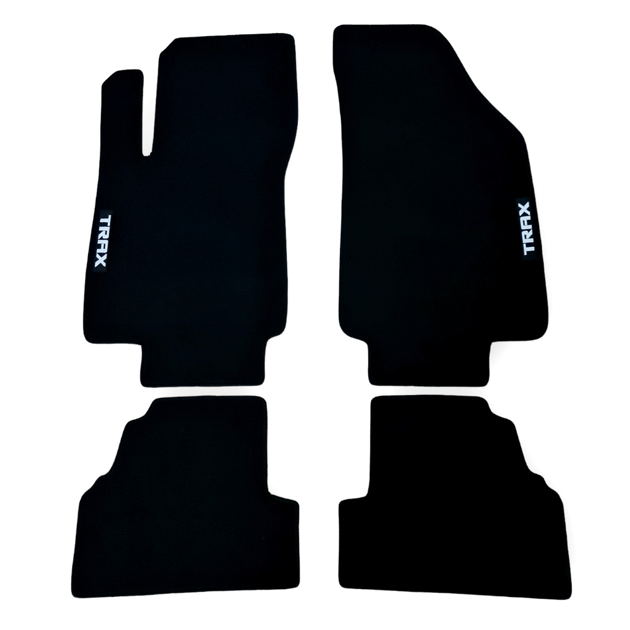 Car Floor Mats For Chevrolet Trax Velour Waterproof Black Carpet Auto Liners New