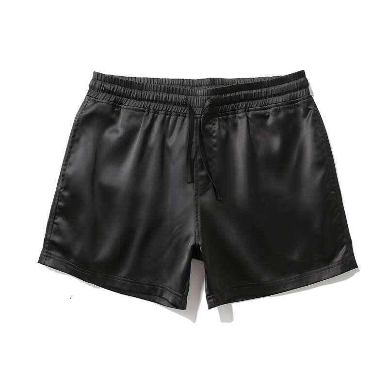 Sexy Three-Quarter Trendy Plus-Size Shorts for Big and Tall Men, Nightclub Ultra-Shorts, Beach Shorts, Green