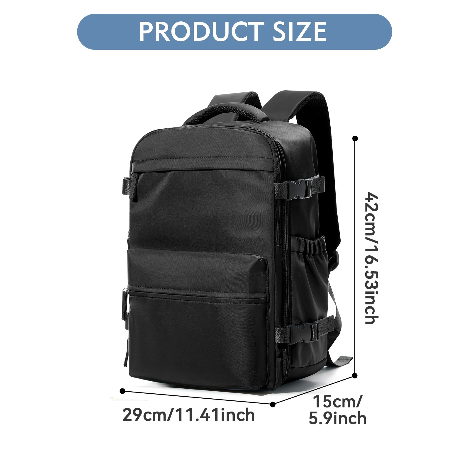 Vacuum Backpack Travel Bag for Men Large Capacity airback Backpack Business Laptop Backpack Women Expandable Backpack School Bag 250717