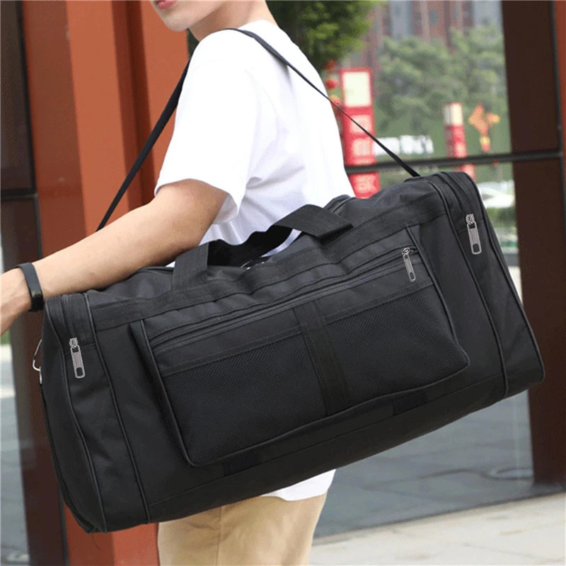 Women Men Nylon Travel Duffel Bag Carry On Luggage Bag Men Tote Large Capacity Weekender Gym Sport Holdall Overnight Bag Pouches 250717