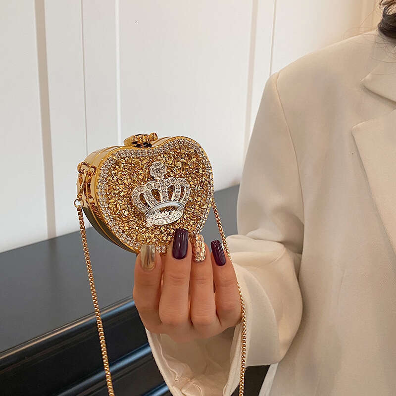 Mini Full Diamond Acrylic Round Pancake Small Bag Fashion Diagonal Cross Accessories 2025 Women's Fashion