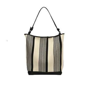 Summer Striped Canvas for Women 2025 New Product Women's Textured Single Shoulder Underarm Large Bag