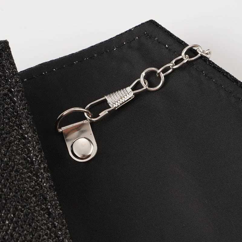 Glitter Envelope Handbag Women Silver Shiny Chain Shoulder Bag Ladies Mini Crossbody Flap Fashion Small Dress Day Clutch Y250719