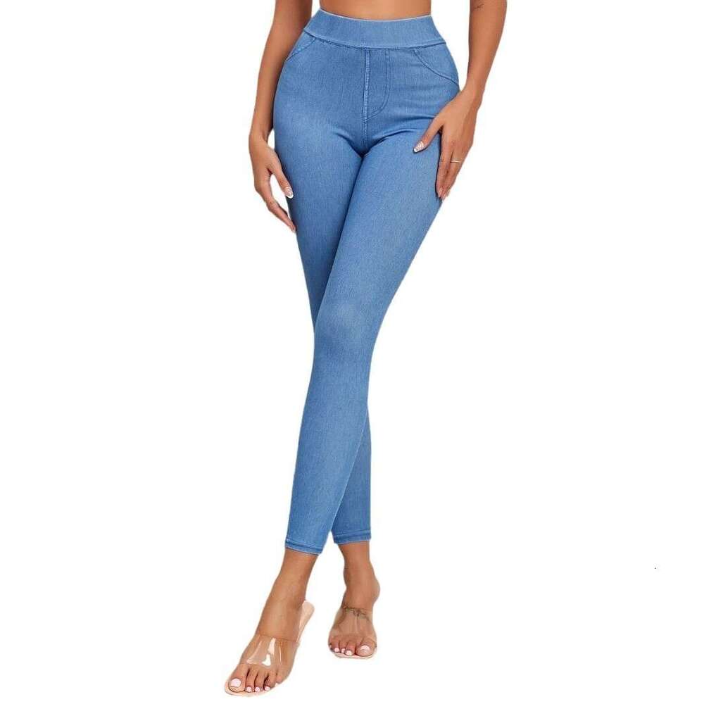 2025 New Women's Summer Slim Fit High Waist Thin Plus Size Jeans