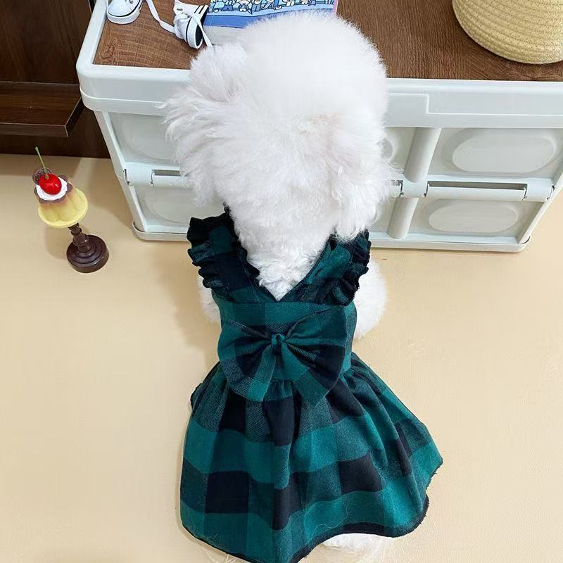 T766 Pet skirt dog clothes princess skirt Teddy Bichon Pomeranian small dog dress spring and summer
