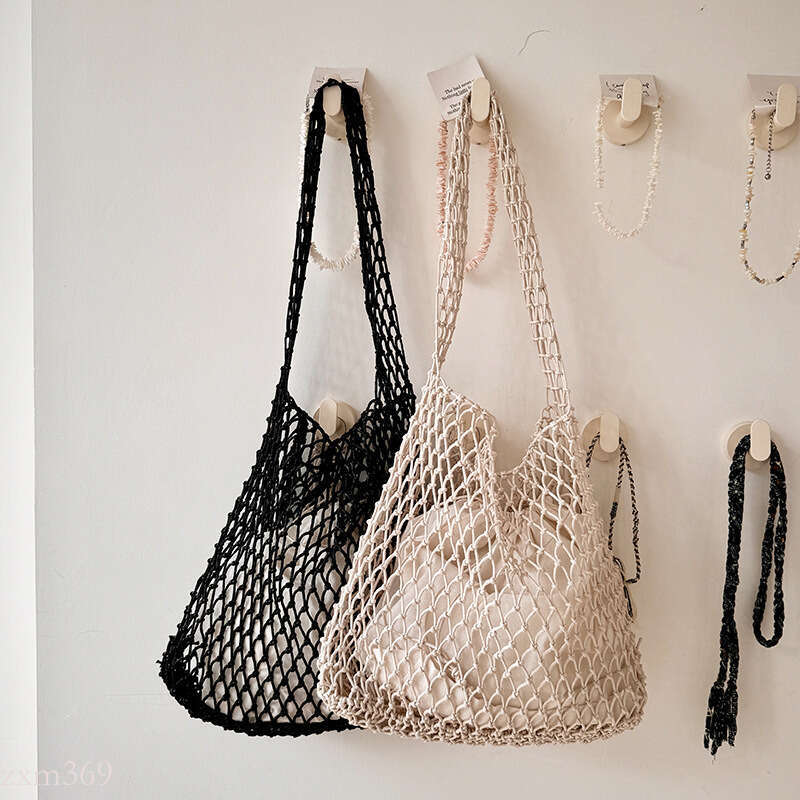 High-end Hollow Woven Summer Straw Beach Vacation Large Capacity Shoulder Bag