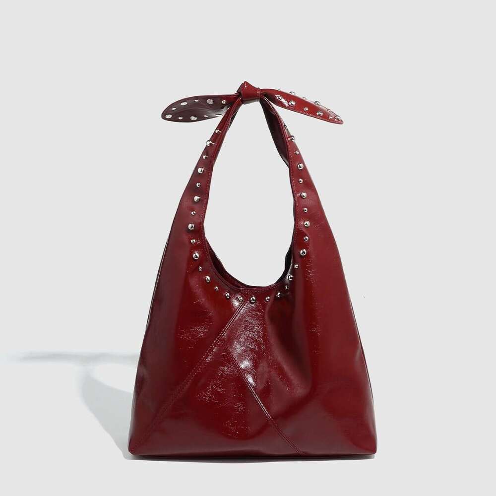 Trendy Fashion Tortoiseshell Single Shoulder Bowknot Underarm Handbag Wrist Women's Bag