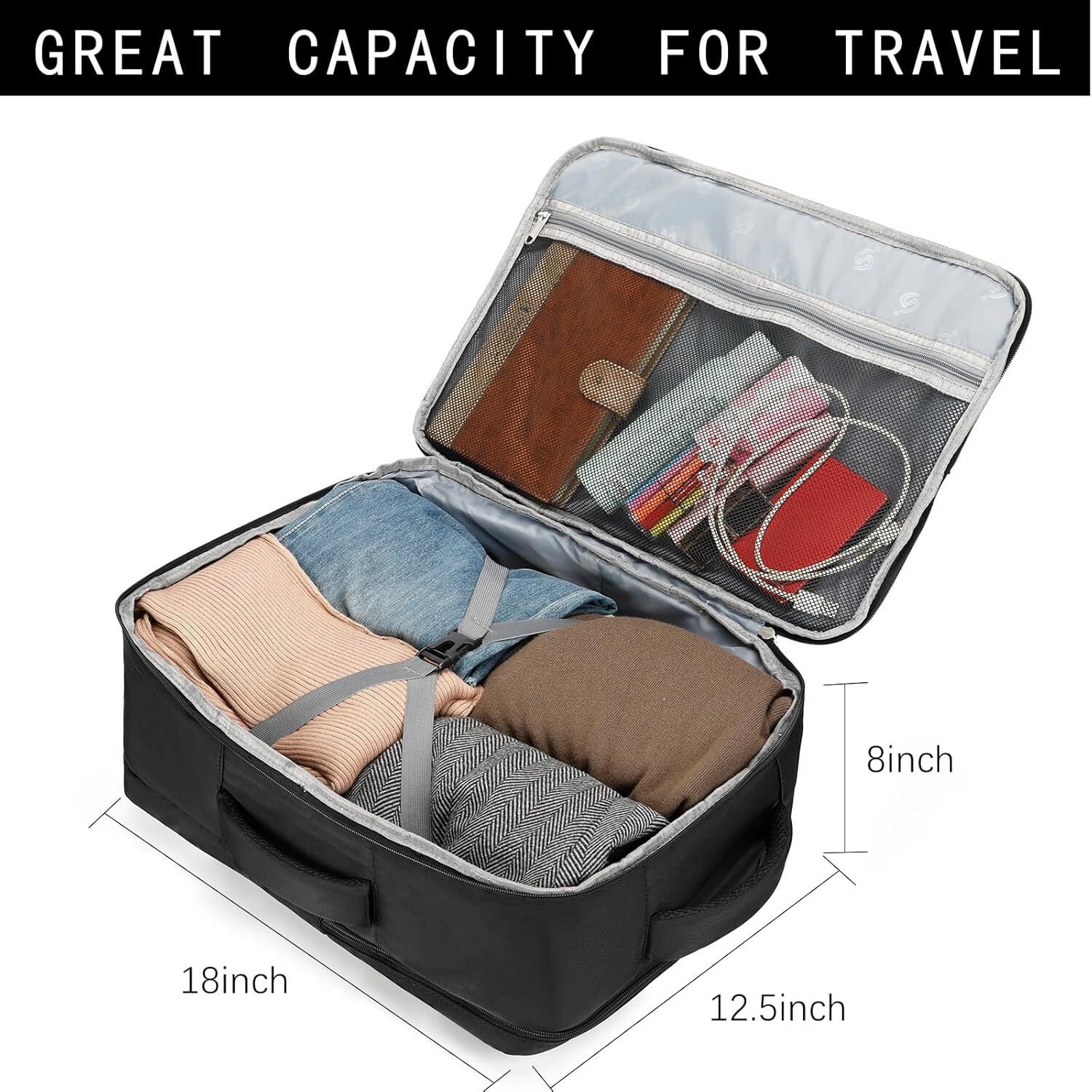 YMX 990 922 Sowaovut Travel Backpack, Extra Large High School College Backpacks, Flight Approved Daypack Business Bag Fit 17.3 inch Laptop for Men Wom