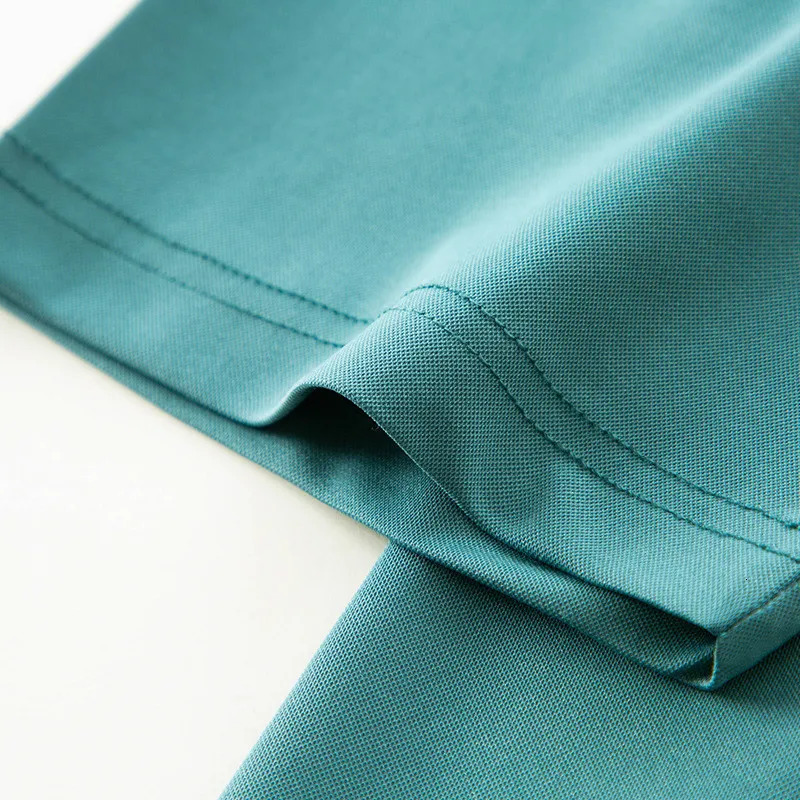 Summer Short-sleeves Polo Shirt for Man Solid Loose Fit T-shirt Polo Homem Korean Style Mens Polo Shirt Business Clothing 250716