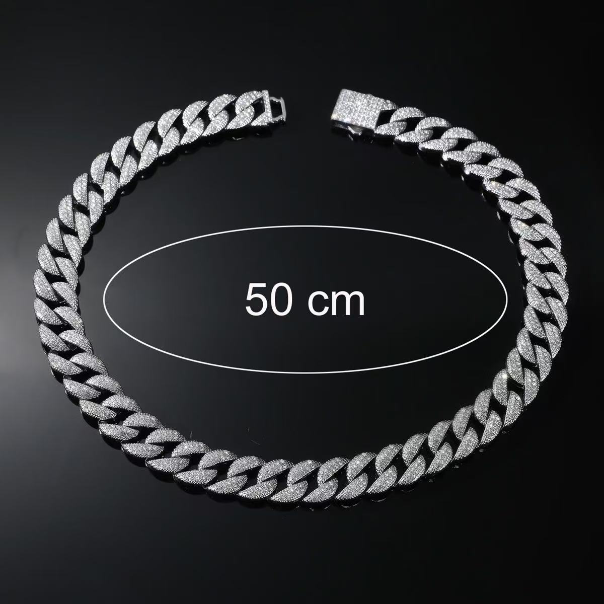 Men's Statement Jewelry: Elegant VVS Quality Moissanite Chains Available in Various Sizes - Chic Accessory Essentials!