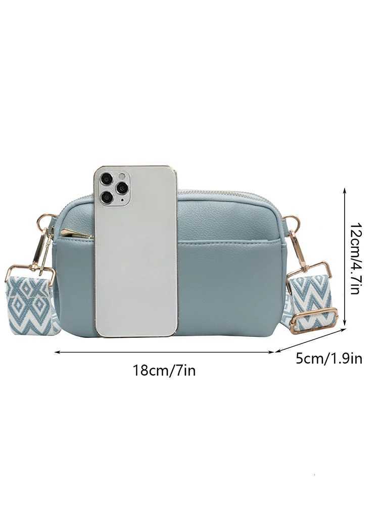Chic Vegan Crossbody Bag - Minimalist Fashion-Forward PU Shoulder Bag for Women - Compact Spacious Phone-Friendly Y250719