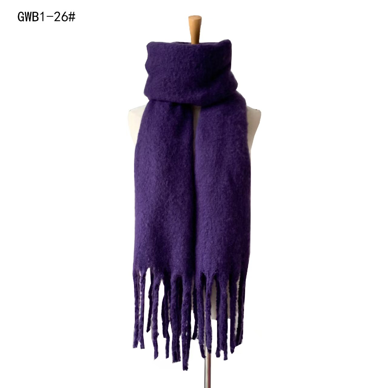T1263 New foreign trade autumn and winter Korean wool knitted triangle scarf shawl scarf