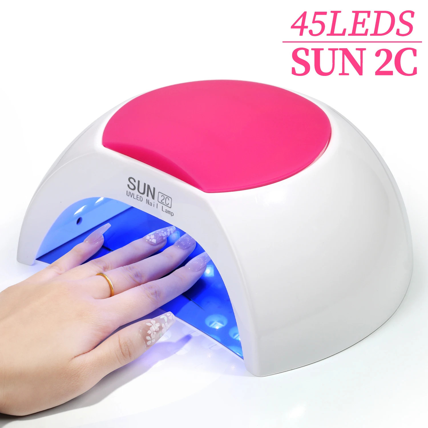 LINMANDA SUN2C UV Nail Lamp 48W Gel Polish Dryer Pedicure Light Manicure Lamp Nail Art Gel Dryer Machine Nail LED Lamp Salon Use 250716