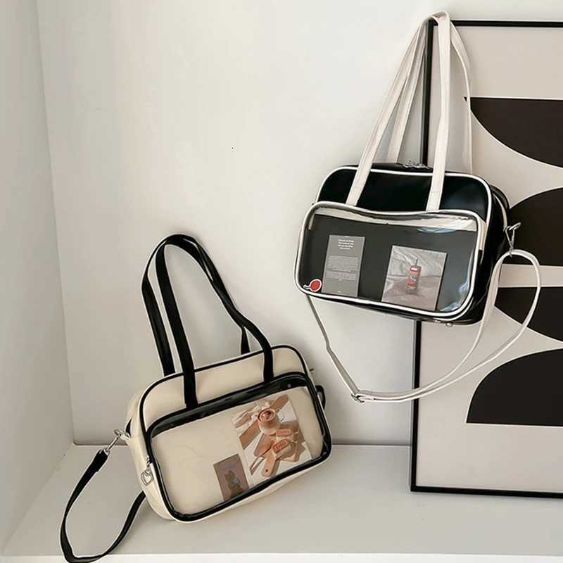 1pcs Womens shoulder bag Handbag for women CuteTransparent Pocket Style Shoulder Purse Womens shoulder bag Y250719