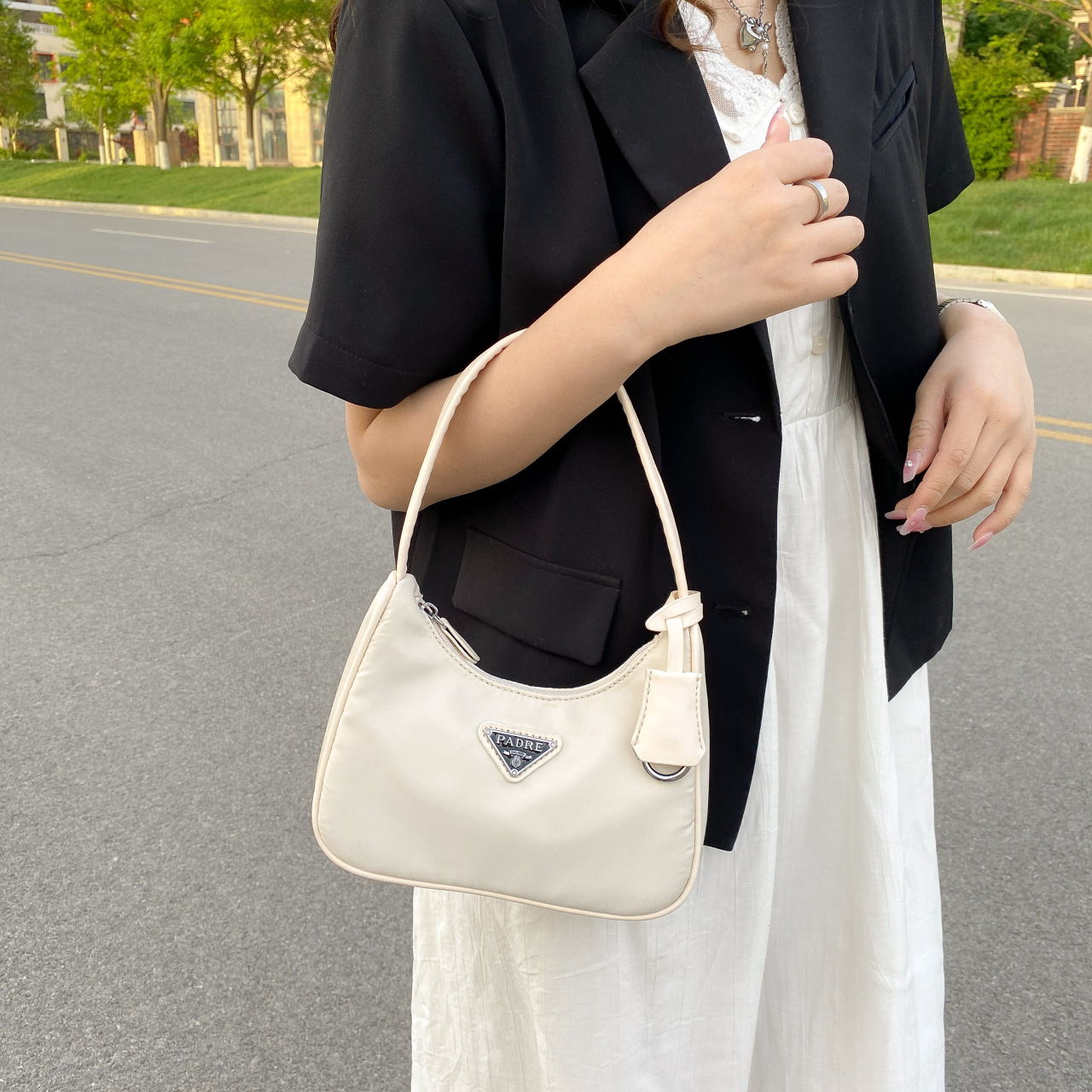 Designer Bag Luxury Bag New Nylon Hobo Women S Vintage Underarm Shoulder Bag Purse Top Handle Shoulder Free Shipping