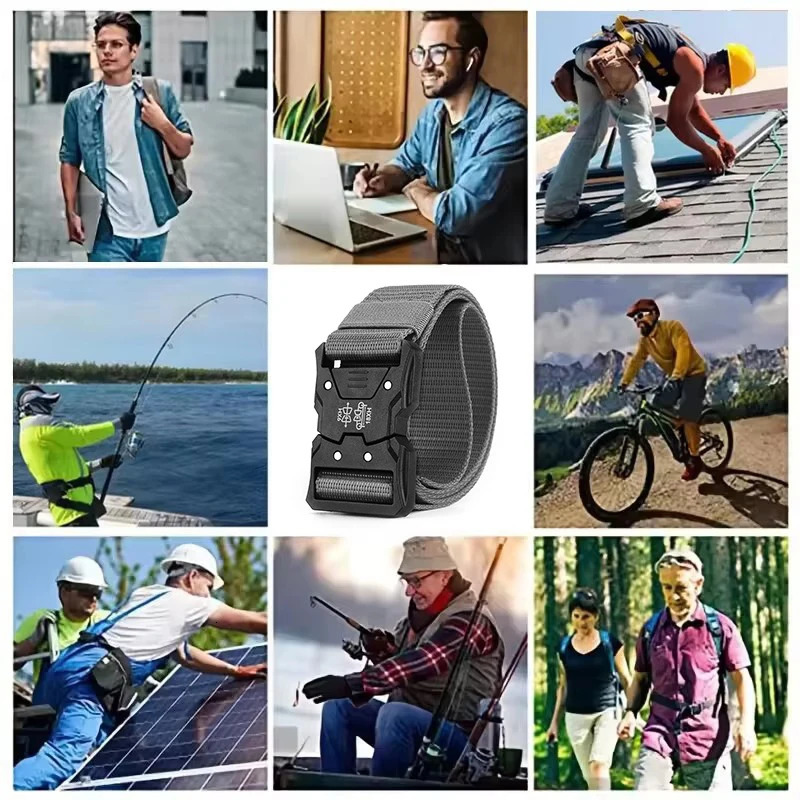 Tactical Waist Belt Multi Function Durable Automatic Buckle Perfect for Outdoor Adventures Unisex Accessories Men Women 250716