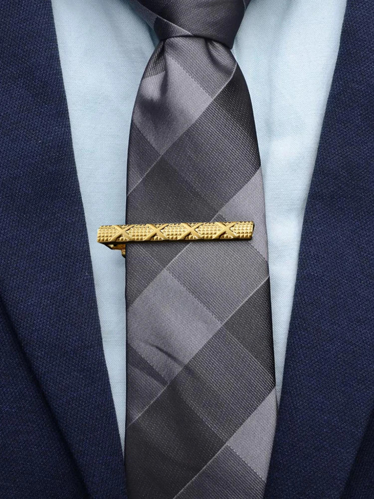 Classic n Metal Tie Clip Men Wedding Necktie Clasp Gentleman Ties Bar Crystal Pin For Accessories Jewelry 250715