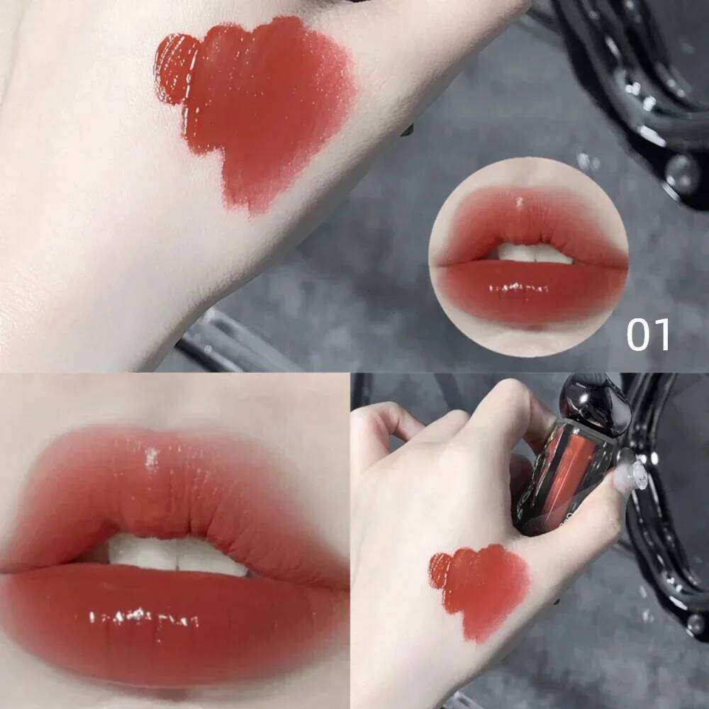 7 Colors Mirror Jelly Glaze Long Lasting Moisturising Red Tint Liquid Lipstick Waterproof Lip Gloss Korean Cosmetics X250720