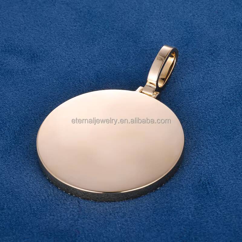 Eternal Factory Custom Iced Out 1.5 Inch Memory Pendants Hip Hop Custom Photo Iced Out D VVS Moissanite Diamond Pendant