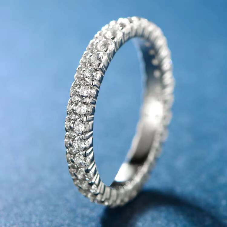 Cubic Zirconia Rings 4ct Sterling Silver Lab Grown Diamond Oval Moissanite 925 Silver Woman Birthstone Jewelry Fine Tennis Rings