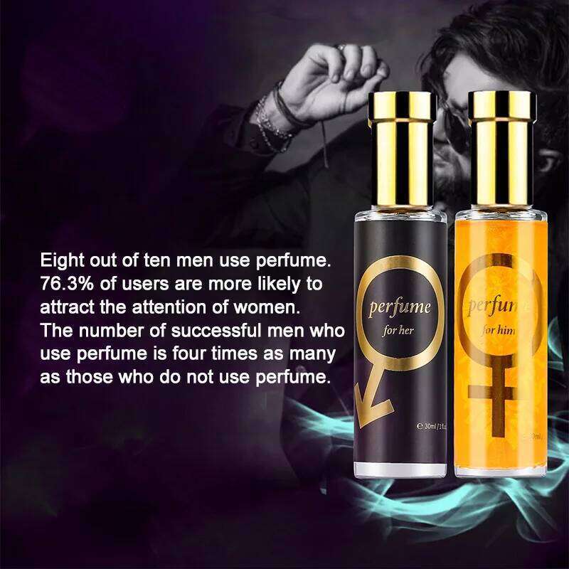 Midnight Temptation Unisex Irresistible Tempting Couple Attract Opposite High-end Pheromone Perfume X250720