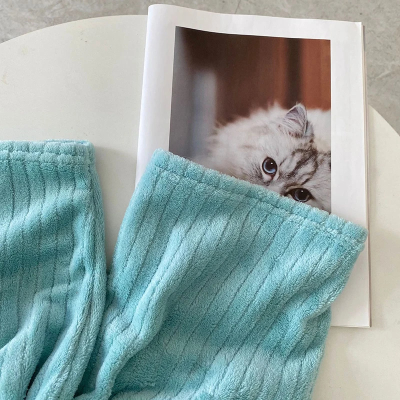 Autumn Women Solid Warm 2 Piece Sets Thicken Velvet Ribbed Fleece Set Pullover And Pant Casual Pajama 250717