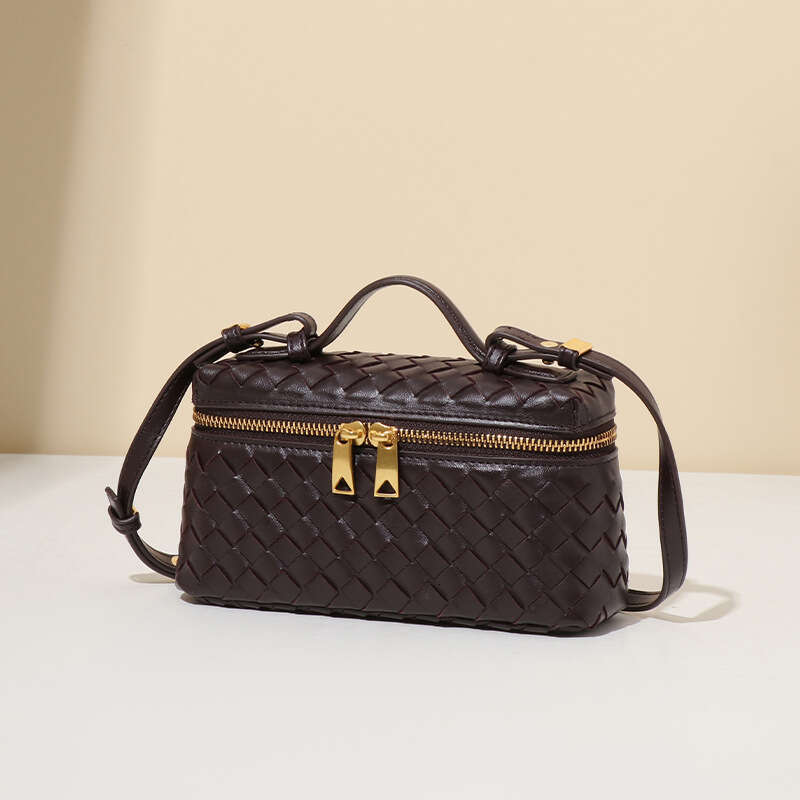 Hand-woven Original Cross-border Fashion Spring Summer New Single Shoulder Handheld Crossbody Lunch Box Bag