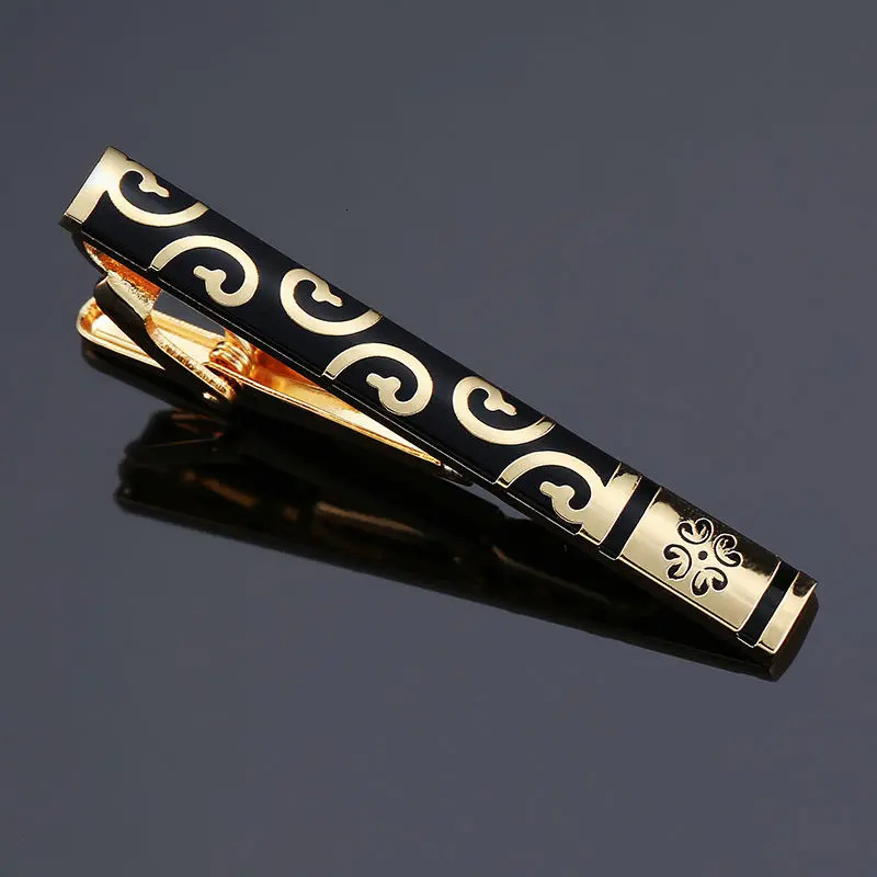 DY highquality enamel mens wedding tie clip highend n exquisite pattern crystal Free Delivery 250715