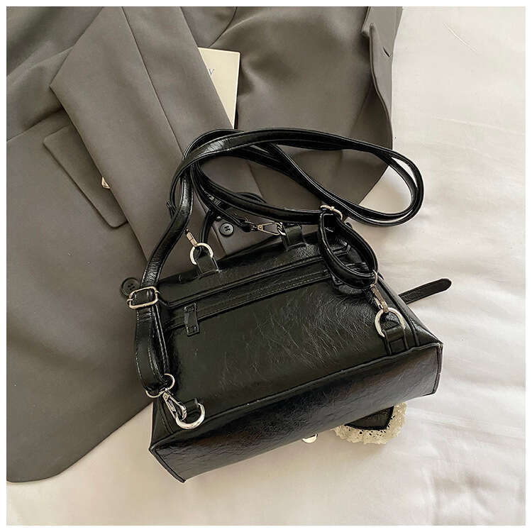 Fashion Handheld Small Square Bag Women's Large Capacity Backpack Simple PU Trendy Casual Design for Women