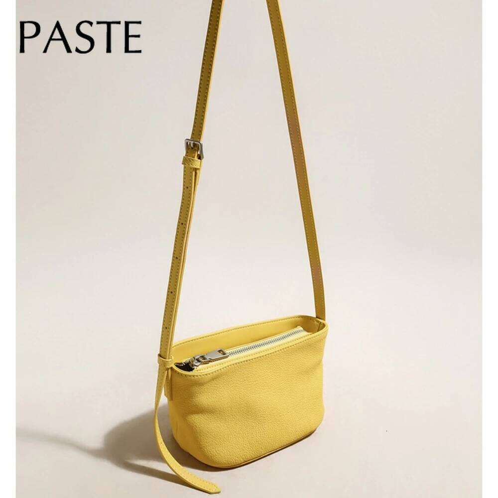 Designer Bag New 2026 Summer Small Sailboat Shape Tote Beige Yellow Sheepskin Leather Women Crossbody Flap Bag Daily-Use Phone Purse