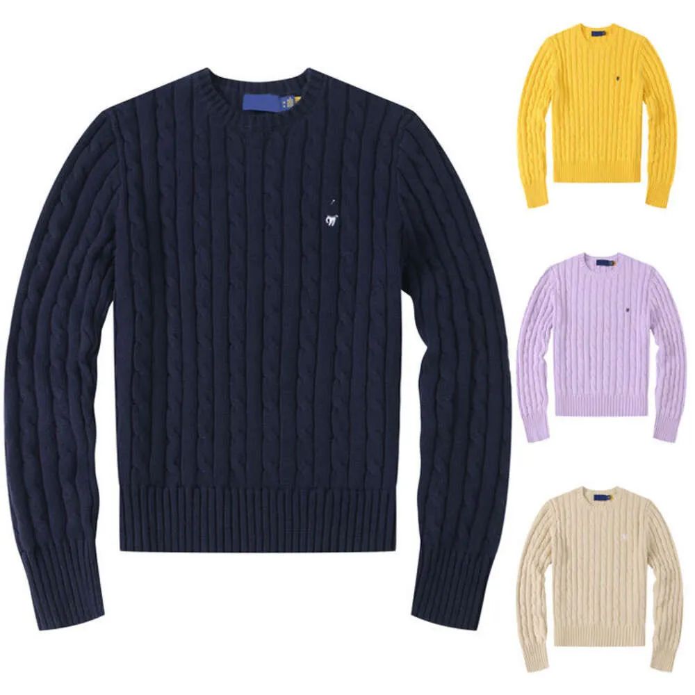 Designer Letter Embroidery Men's Polo Sweater Warm Knit Pullover with Quarter Zip Closure 2025 Hot Knitted Polo Pullover Sweaters