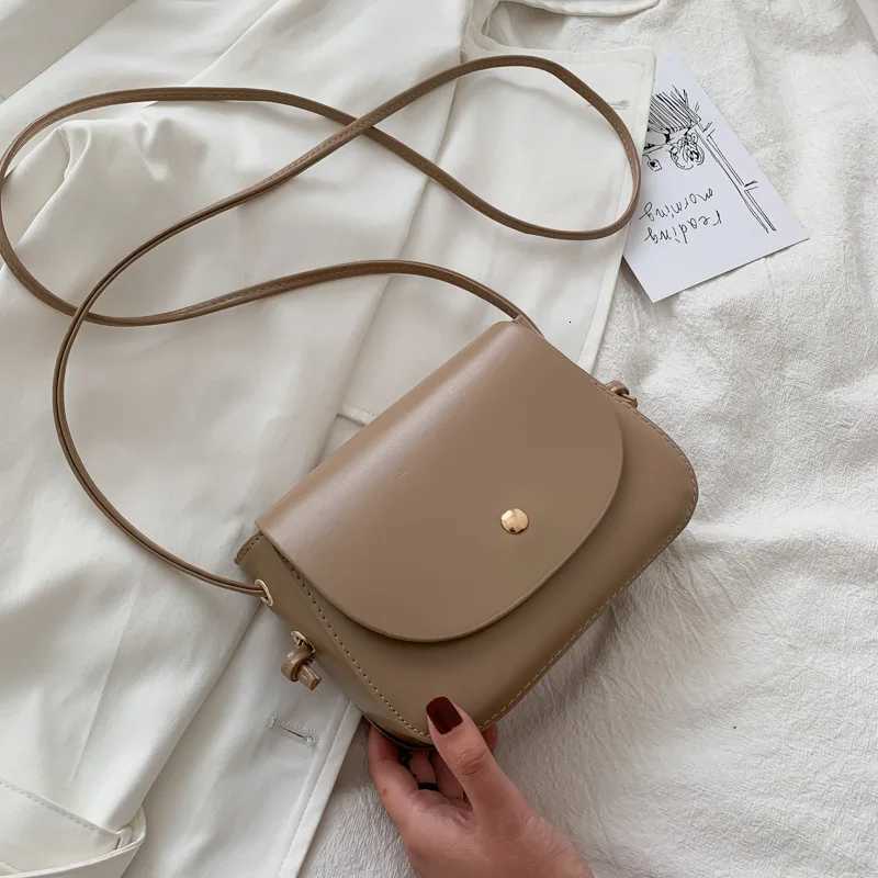 New Arrival Women Simple Shoulder Bag Candy Color PU Leather Ladies Small Square Crossbody Bags Female Handbags Torebki Damskie Y250719